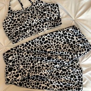 Matching workout set. Sz med